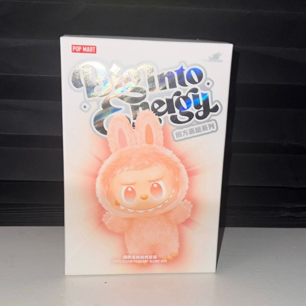 POP MART The Monsters Labubu "Big Into Energy" Series Vinyl Plush Pendant Blind